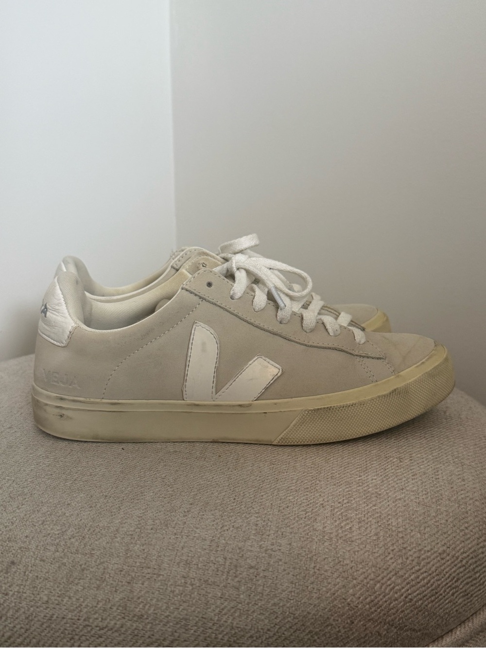 Veja Campo Sneakers-Beige and Cream